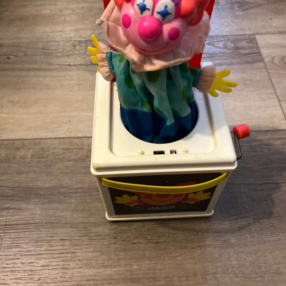 Mattel Jack in the Box Clown 1987 Music Pop Goes Weasel Vintage - Picture 5 of 9